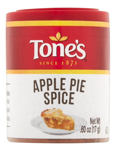 Apple Pie Spice En Polvo Tone's Especias Pay Manzana 17 Grs.