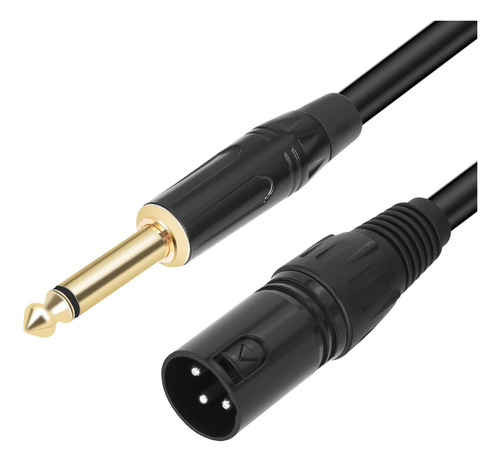 Ts 1/4 6.35 De Audio Macho A Xlr 1m