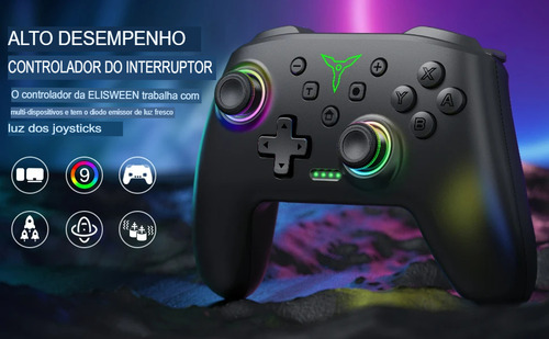 2 Controle Dinofire-controlador Sem Fio Bluetooth Rgb