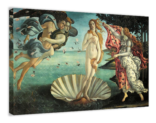 Cuadro Decorativo Birth Of Venus/boticcelli (canvas)135x90cm