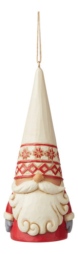 Enesco Jim Shore Heartwood Creek Nordic Noel Gnomo, Adorno C