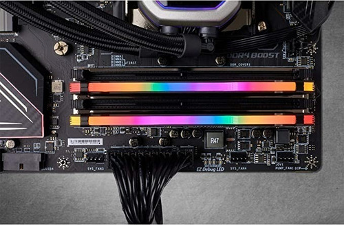 Memória Corsair Vengeance Rgb (2x16gb) Ddr4 3200mhz Preta