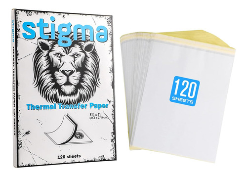 120 Hojas De Papel De Transferencia Tatuajes, Papel De ...