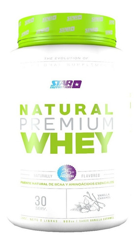 Natural Whey Protein 2 Lb Star Nutrition Apto Vegetariano