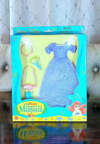 Disney La Sirenita Ariel Fashion Pack Set Mattel 1997