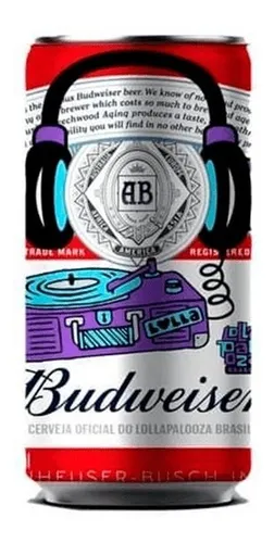 Budweiser/colorado-lollapalooza/joao Rock Edição Limitada Budweiser/colorado-lollapalooza/joao Rock Edição Limitada