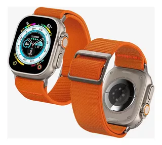Correa Spigen Lite Fit Ultra Apple Watch 49mm/45mm/44mm/42mm Ancho 0 Cm Color Naranja Oscuro