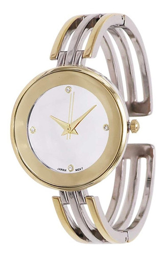 Reloj Mujer Rosemari An-1100-3s Cuarzo Pulso Oro/plat Just W