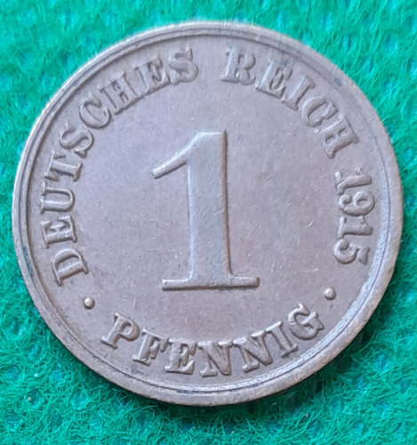 Moneda De 1 Pfennig. Alemania Año 1915 Excelente Estado