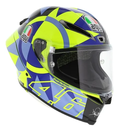 Casco moto valentino niña