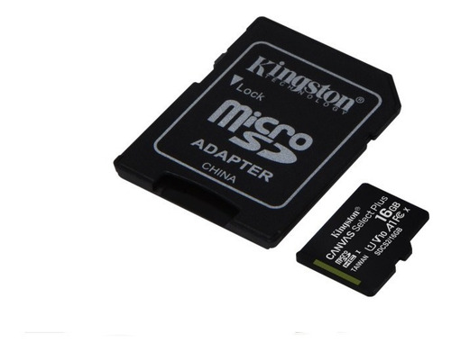 Imagen 4 de 4 de Tarjeta de memoria Kingston SDCS2 Canvas Select Plus con adaptador SD 16GB