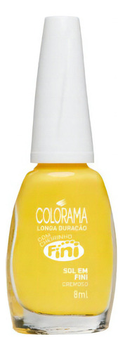 Esmalte Colorama Fini Colores Duraderos Brillo Extremo Color Fini Soleado