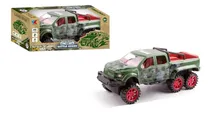 Comprar Camioneta Militar 4x4 Vehículo A Fricción Juguete Soldados Color Multicolor