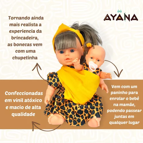 Boneca baby reborn de 40cm, boneca realista de corpo macio com