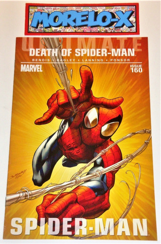 Ultimate Spiderman #160 Key Issue Muerte De Spiderman Ingles