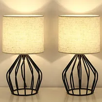Comprar Lámparas Haitral Modern Farmhouse - Lámparas De Mesa De Meta