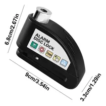 Comprar Candado Alarma Freno De Disco Para Bicicleta O Moto Ruido M1