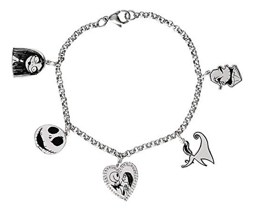 Pulsera De Encanto De Extraño Mundo De Jack Mujeres, P...