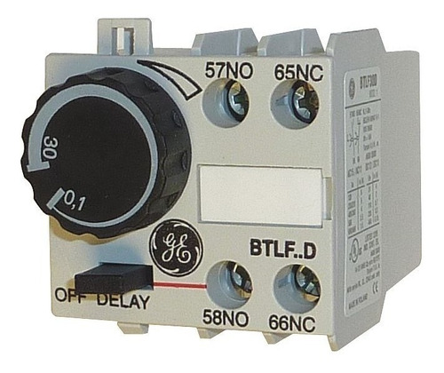 Rele Temporizador Electronico P/contactor Ge 0,1-30s Btlf30d