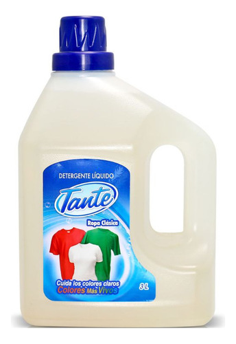 Detergente Líquido Ropa 3l Tant - L a $6967