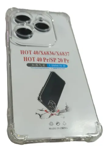 Funda Transp Flex Puntera P/ Infinix Hot 40 Pro X6836 X6837