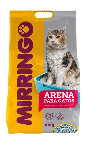 Arena Para Gatos Mirringo  X 10 Kilos 