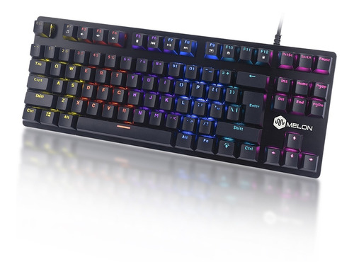 Teclado Gamer Melon Escorpio 500 Mecanico Qwerty Rgb Español