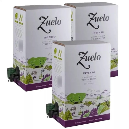 Aceite Zuelo Intenso Baginbox 2 Lts - Familia Zuccardi X3