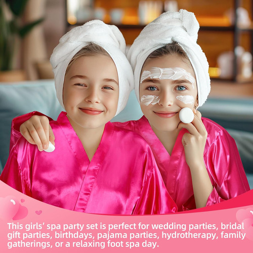 30 Piezas De Suministros De Fiesta De Spa Para Niñasbatas De