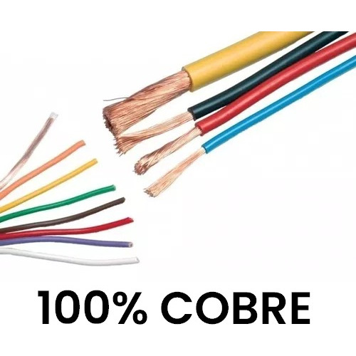 Cable Instalación Automotriz 16 Awg - 100% Cobre - Rollo