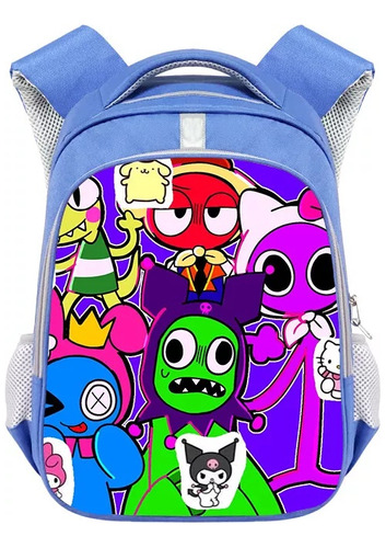 Mochila Rainbow Friends Para Escuela Primaria, Guardería