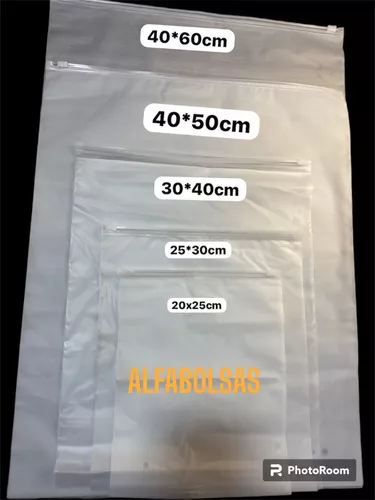 Bolsa Ziploc 35x25 X 100 Unds Transparente