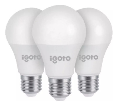 Foco Led 15 W Luz Blanca 6500 K Base E27 A19 6 Piezas Luz Blanco Frío