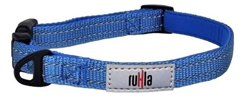 Ruhla Collar Uma S Interior Neopren Regulable Para Perros Color Azul S