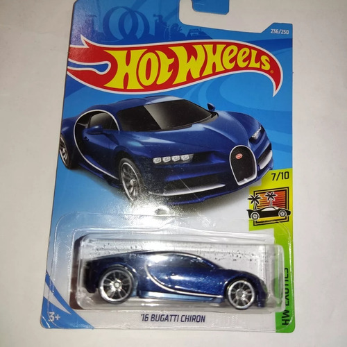 Hot Wheels Factory Fresh  16 Bugatti Chiron Azul  2018