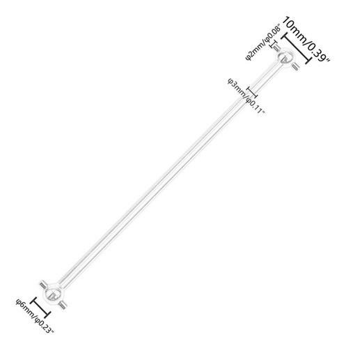 4 Eje De Transmisión Universal De Acero Para Hsp 1/10 Rc