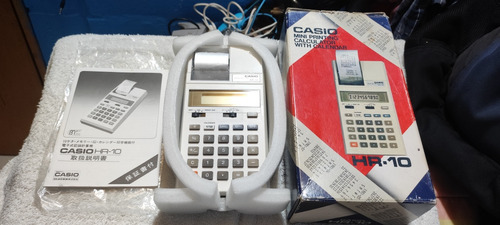  Calculadora De Impresión Casio Hr-10 De Colección 
