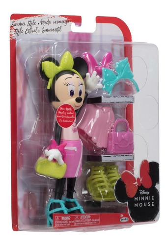 Mimi Muñeca Articulada Minnie Mouse Value Doll Disney 25cm