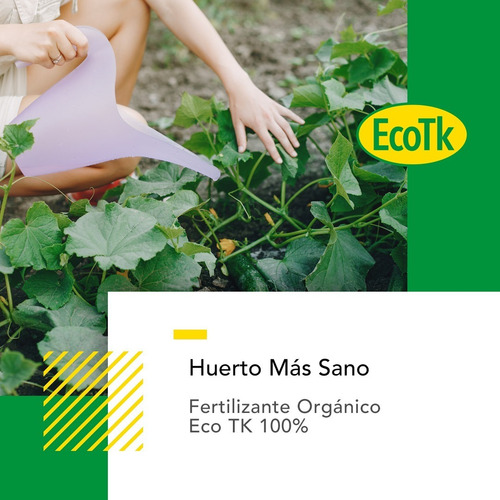 Fertilizante Eco Tk 100% Para Plantas, Jardín Y Huerto 3 Lt.