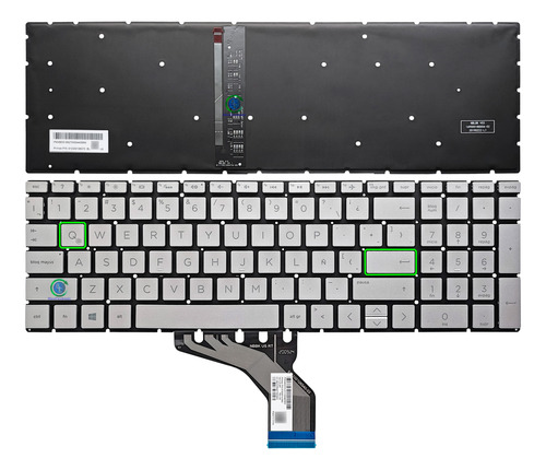 Teclado Para Hp 15-cw1012la 15-cw1005la 15-cw 15-cs Plat Lat