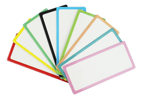 2 Etiquetas Borrables Tarjetas 40 Piezas 3x5 Cm