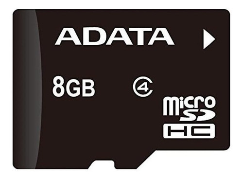 Tarjeta de memoria Adata AUSDH8GCL4-RA1 con adaptador SD 8GB