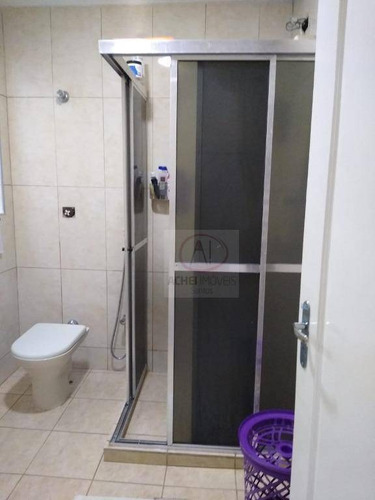 Apartamento Térreo, Com 2 Dormitórios , 1 Wc Vaga Demarcada, À Venda, 66 M² Por R$ 320.000 - Marapé - Santos/sp - Ap10541