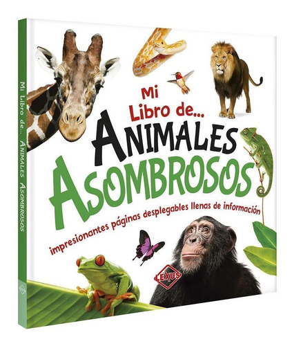 Libro Animales Asombrosos Para Niños, Desplegable