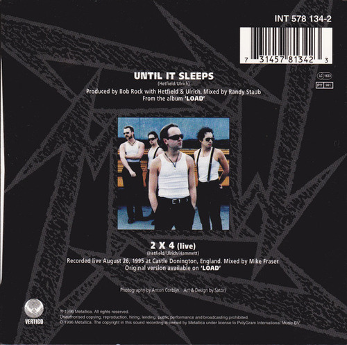 Cd Until It Sleeps (metallica) Estándar