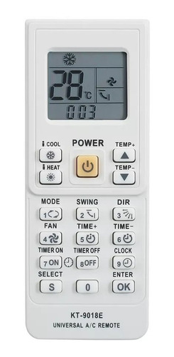 Control Remoto Aire Acondicionado Lennox Codigo 489, 482, 90