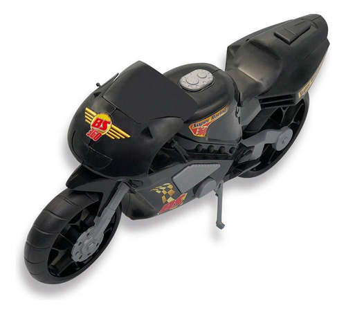 Moto 360 Esportiva Infantil Grande 39cm Preta