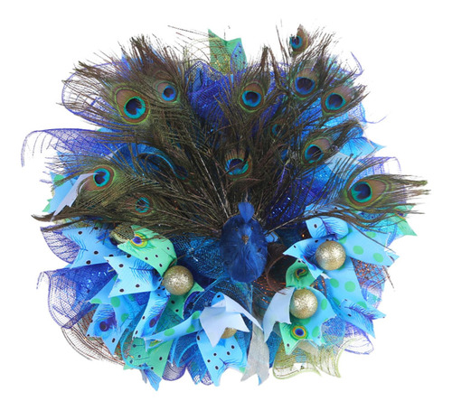 Guirnalda De Plumas De Pavo Real Artificial Decoraciones