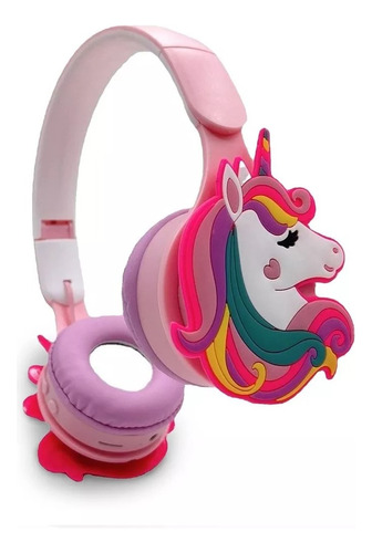 Auricular Infantil Bluetooth Inalambrico Usb Unicornio