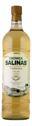 Cachaça Salinas Tradicional Bálsamo 1000ml
